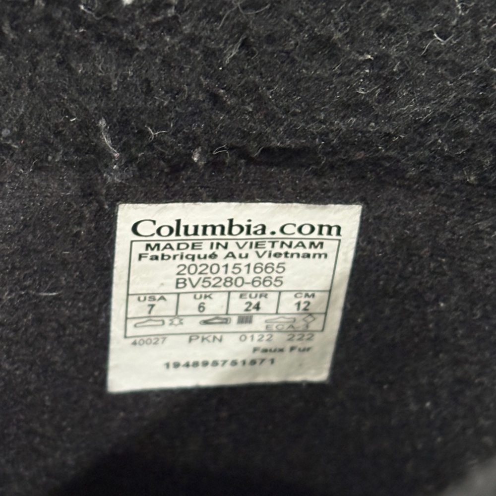 Columbia Kids' Fuchsia and Black Snow Boots - Picture 8 of 10